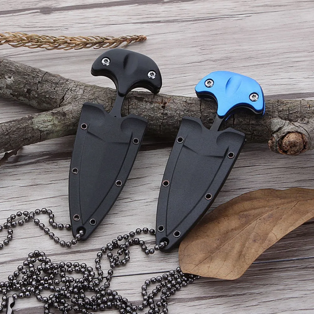 

Multifunctional Mini Hanging Necklace Knife Protable Outdoor Camping Knife Rescue Survival Tool