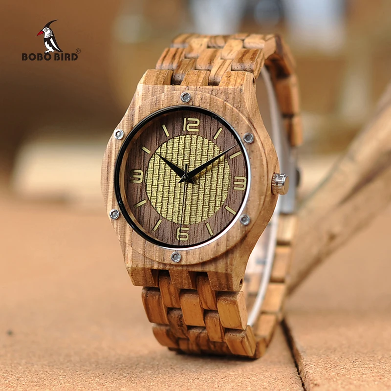 BOBO BIRD New Wooden Watches Timepieces for Men Women Casual Zebra Wood Band Quartz Watch in Wooden Gift Box W*Q01 Drop Shipping BOBO BIRD New Wooden Watches Timepieces for Men Women Casual Zebra Wood Band Quartz Watch in Wooden Gift Box W*Q01 Drop Shipping