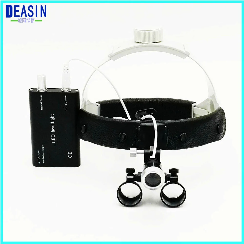 

TOP quality 2.5X Dental Loupes Medical Magnifier Dental Loupes Operation lamp surgical headlight