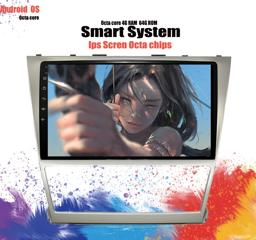 Perfect Android 9.1 Car DVD For TOYOTA CAMRY V40 AURION 2007-11 auto radio with google play without DVD player Stereo Audio Video 2