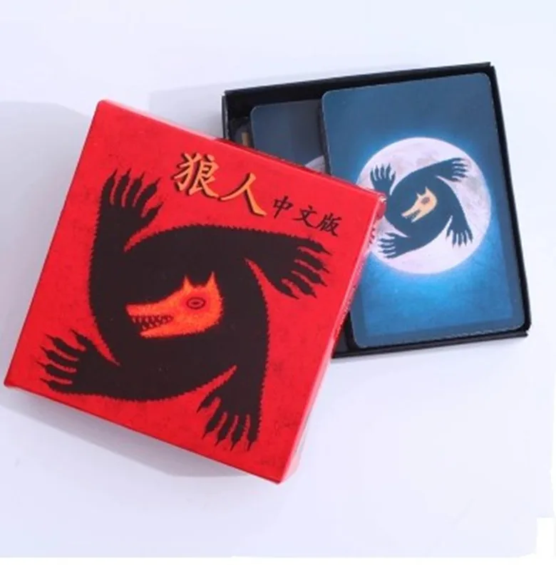 

Full Chinese Version Werewolf Games Card For Party Family Board Game Playing Cards Classic Novelty Party Games Hot Sales