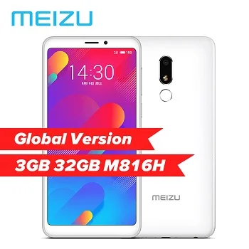 Meizu M8 lite 4G LTE 3 ГБ 32 ГБ MTK6739 четырехъядерный мобильный телефон 5,7 дюймов HD ips экран мобильный телефон с двумя sim-картами