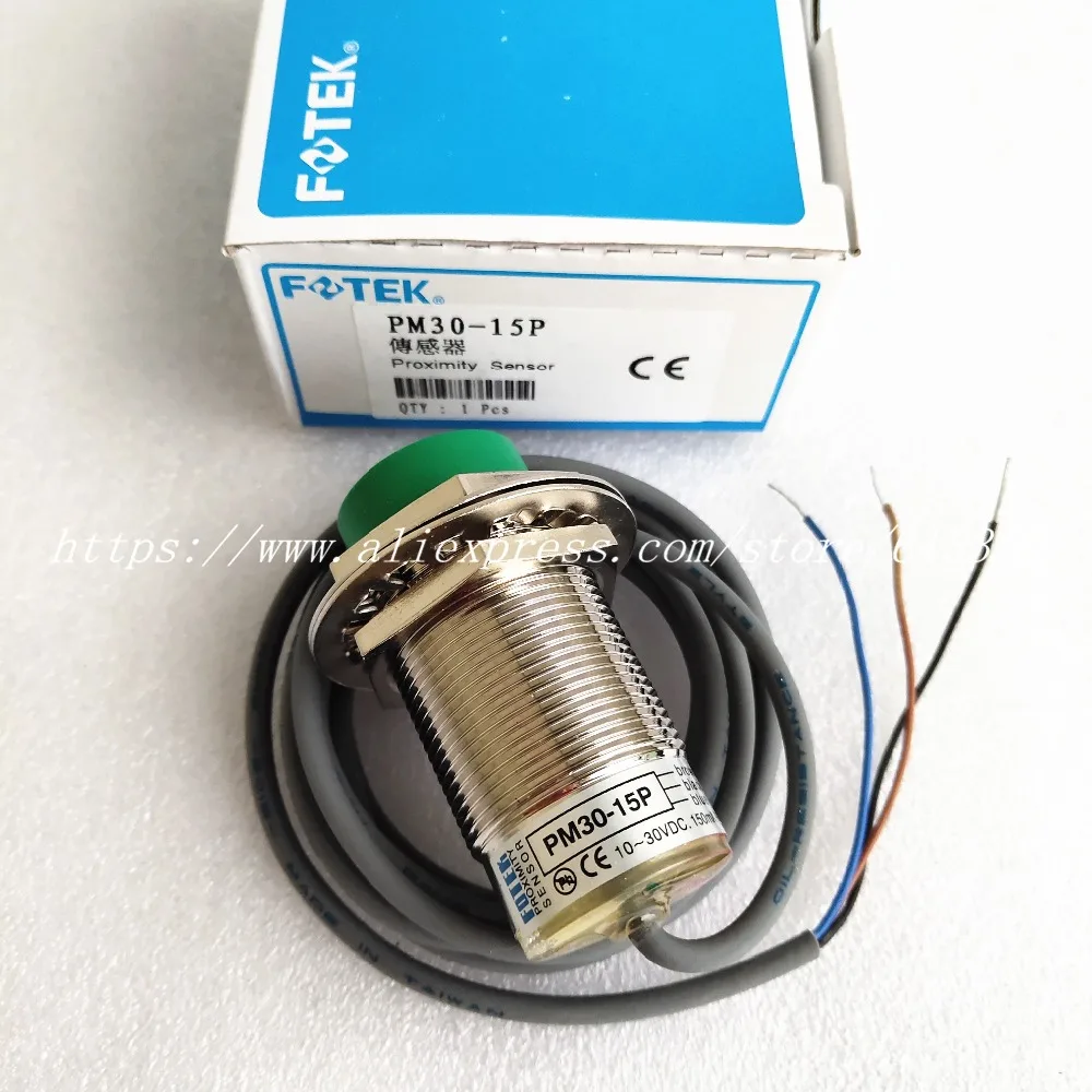 2 шт. PM30-15P FOTEK M30 датчик приближения 3 провода PNP NO 10-30VDC Sn-15mm | Электронные компоненты