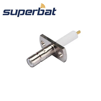 

Superbat 10pcs Free Shipping SMB 2 hole Panel Mount Jack Female with Long Dielectric and Solder Post RF Coaxial Connector