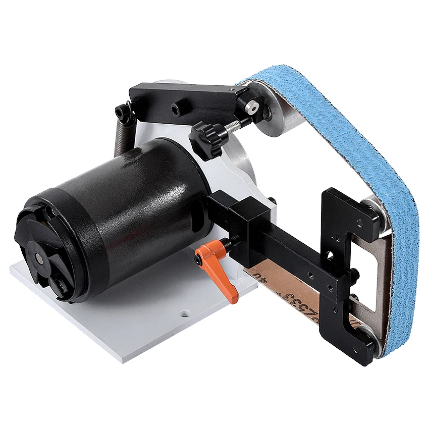 Portable Mini Belt Sander Electric Polisher Grinding Machine Small Desktop Belt Polishing Machine DIY Tools 220V 700W (660*25mm)