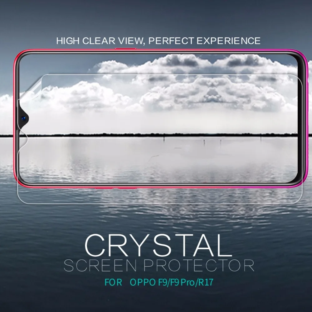 2 шт./лот OPPO F9/F9 Pro/R17 Защитная пленка для экрана NILLKIN Crystal Super Clear или Matte с