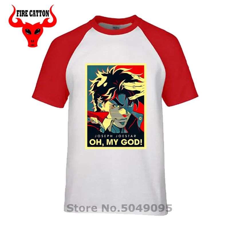 Новинка Фантастическая история Teeshirt Jojos Необычные приключения футболка Мужская