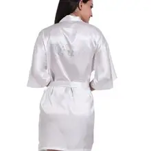 Невесты Robe Свадебные Для женщин, одежда для сна, одежда для сна, белое свадебное платье, Халат детское белье для сна, одежда для сна, ночная рубашка домашняя одежда