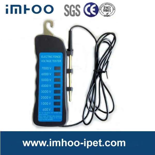 High Quality Handy Electric Fence Voltage Tester 600-7000V for Energizer Plastic Ranch 8 Lights Neon | Дом и сад