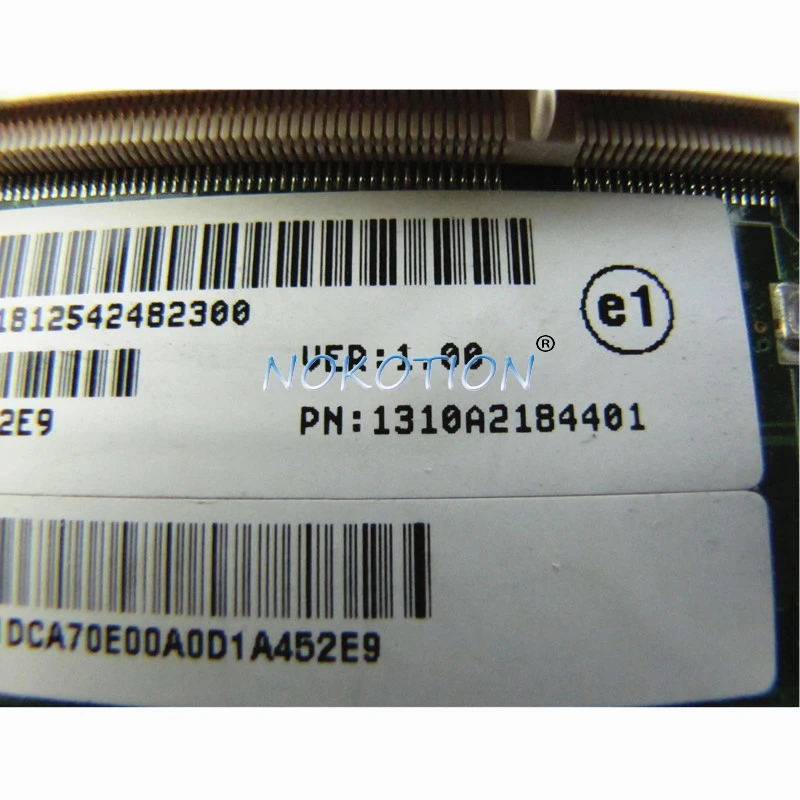 Основная плата NOKOTION MBAPQ0B001 MB. APQ0B. 001 для ноутбука acer Aspire 6920G, материнская плата 1310A2184401 DDR2, графический слот, свободный процессор