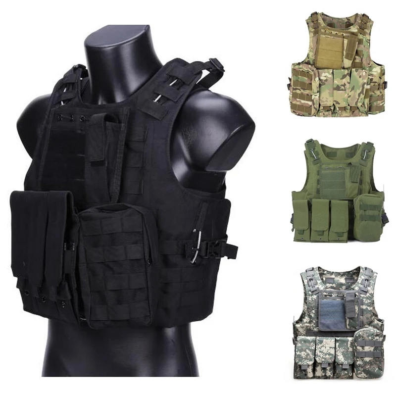 Tactical Vest Airsoft Gear Military Amphibious Camouflage Combat Vest