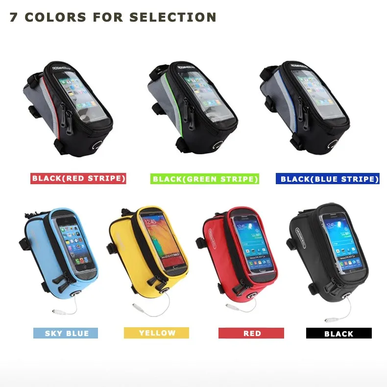 Excellent ROSWHEEL Touchscreen Cycling Mobile Phone Case Bag Pouch Bike Bicycle Frame Bag 4.2" 4.8" 5.7" Iphone Mobile Phone Case Bag 1 Excellent ROSWHEEL Touchscreen Cycling Mobile Phone Case Bag Pouch Bike Bicycle Frame Bag 4.2" 4.8" 5.7" Iphone Mobile Phone Case Bag 1