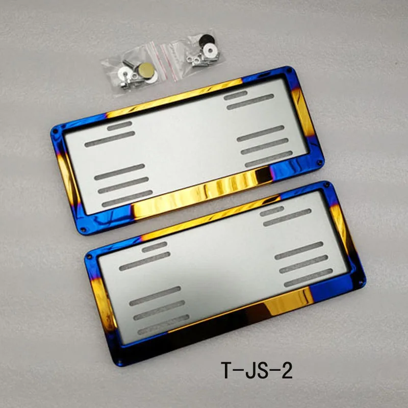 Рамка для номерного знака подходит для тайского номерного знака Рамка Номерного Знака Крышка автомобильные аксессуары - Цвет: T-JS-2