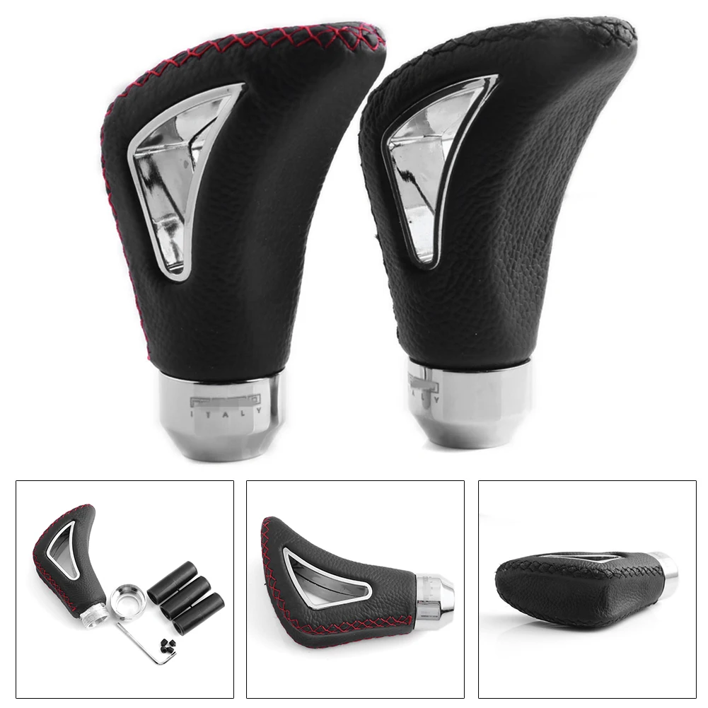 Auto Leather ABS Van Truck Manual Gear Shift Lever Knob Cover Universal