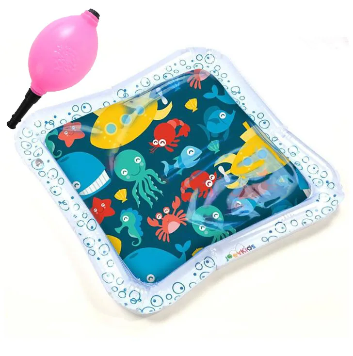 Детский Надувной водный игровой коврик для купания, Детские плавающие игрушки, водонепроницаемый коврик для детей, младенцев