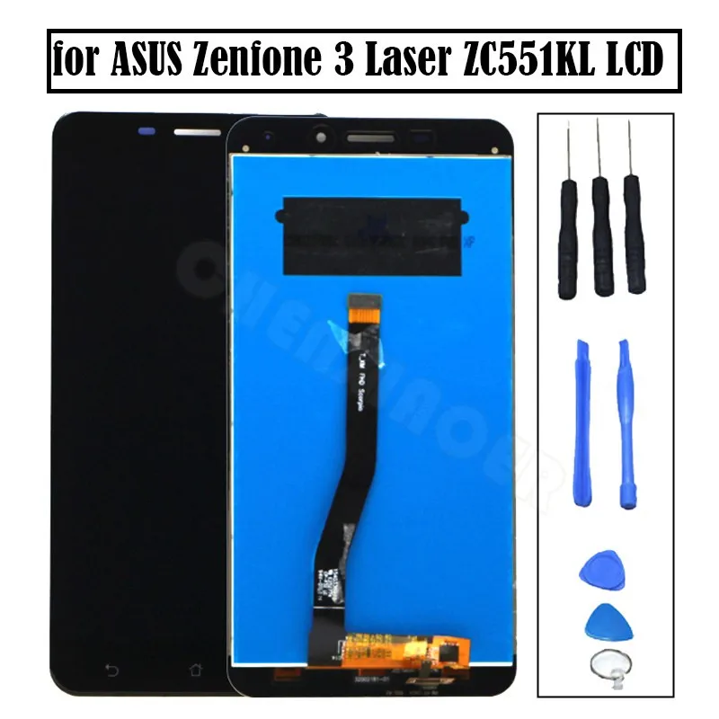 

5.5" LCD for ASUS Zenfone 3 Laser ZC551KL LCD Display Touch Screen Digitizer Replacement Black White Golden