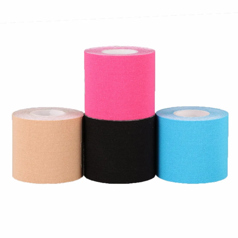 Kinesiology Tape Therapeutic Waterproof Muscle Support Adhesive Face Skin Tape Cotton Elastic Bandage Fitness Football Knee Tape