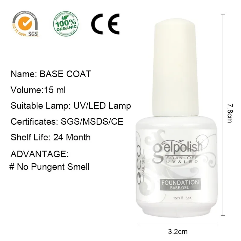 Saviland-professional-15ml-gelpolish-nail-base-coat-top-coat-soak-off-gel-lacquer-varnishes-uv-gel (2)