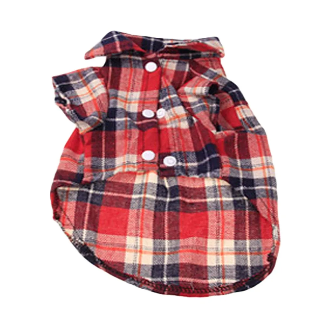 Plaid Dog Clothes Summer Dog Puppy Shirts for Small Medium Dogs Pet