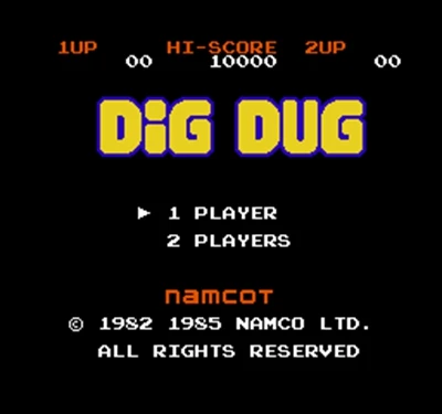 Dig Dug (J) 60 контактов 8 бит игровая Карта