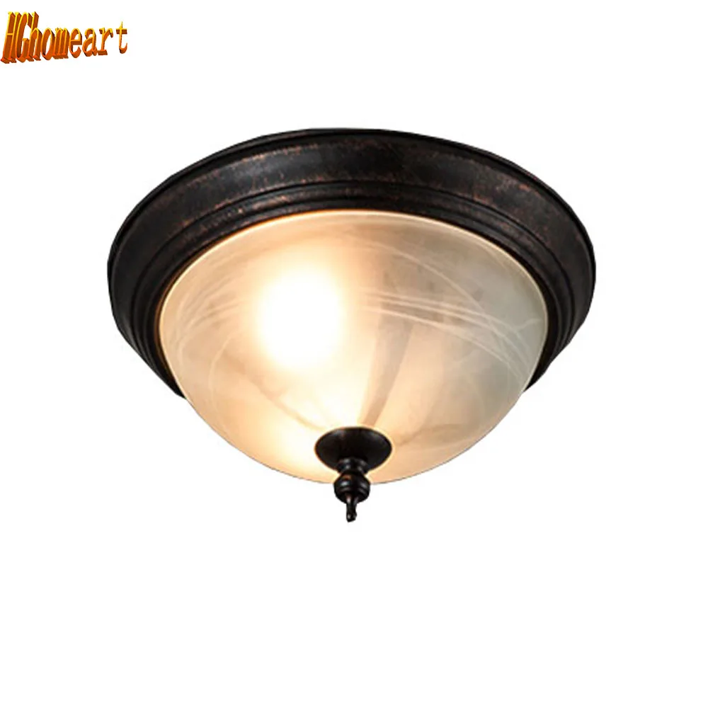 

HGhomeart Nordic Retro Iron Edison Bulb Light Fixture Led Ceiling Lights Bedroom Living Room Luminaria Ceiling LED Lights Lamp