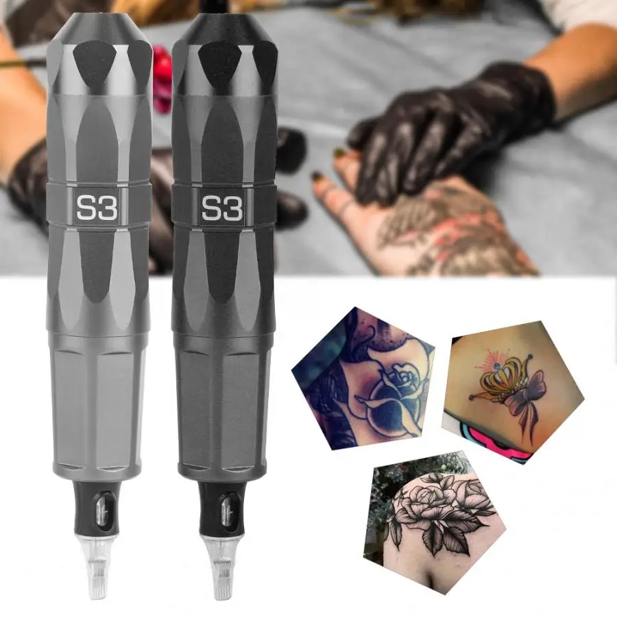Профессиональная мощная машина для перманентного макияжа, тату-ручка из сплава, тату-тату, лайнер, шейдерный пистолет, роторная тату-машина