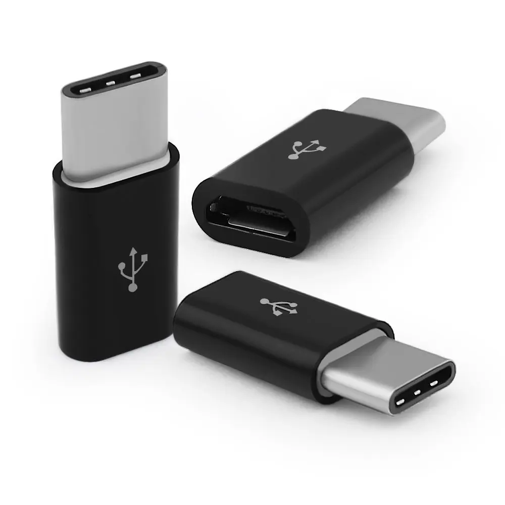 2 шт. Тип-C usb адаптер Micro USB женщина к USB 3.1 Тип c Тип C Мужской кабель конвертер разъем fast синхронизации данных