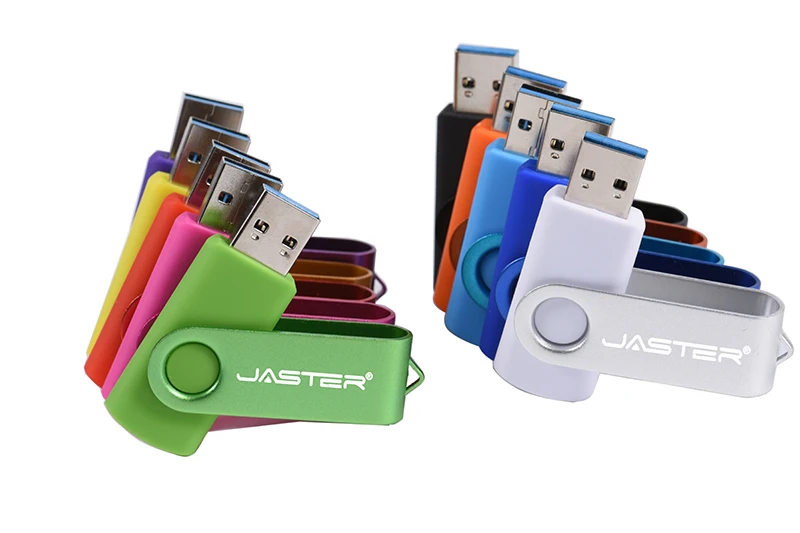 JASTER USB 3,0 Мини Поворотный цветной USB флеш-накопитель 128 Гб 64 ГБ 32 ГБ 16 ГБ 8 ГБ 4 ГБ Хорошее качество креативная флешка