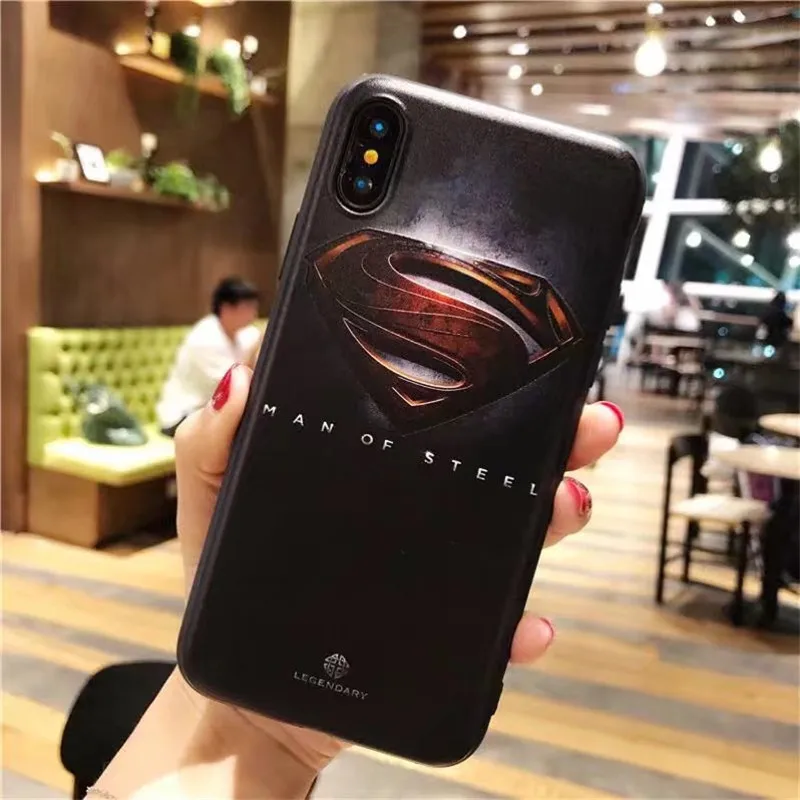 Рельефный 3D чехол Marvel Super Hero для iPhone 11Pro Max 5 5S SE, мягкий ТПУ чехол для телефона s для iPhone 6 7 8 Plus X XS Max XR, чехол СУПЕРМЕНА для iPhone 11 - Цвет: color 2