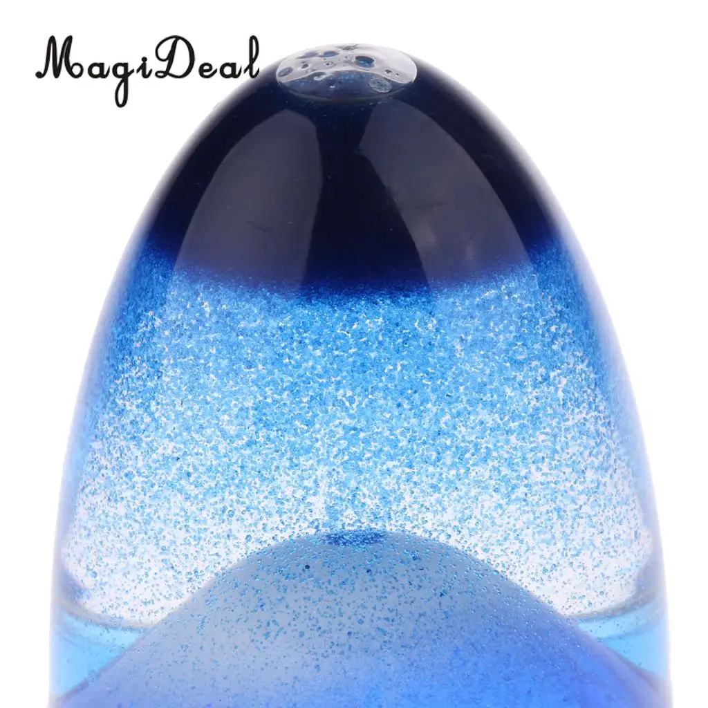 MagiDeal 1Pc Egg Volcano Eruption Liquid Hourglass Sand Timer for Bedroom Kitchen Home Decor Novelty Birthday Gift 3Colors