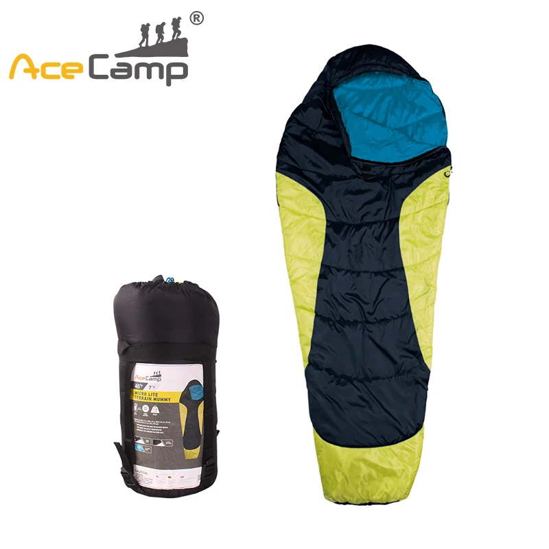 

AceCamp Envelope Style Sleeping Bag Outdoor Camping Hiking Ultralight Travel Bag Spring Autumn Comfortable Sleeping Bag