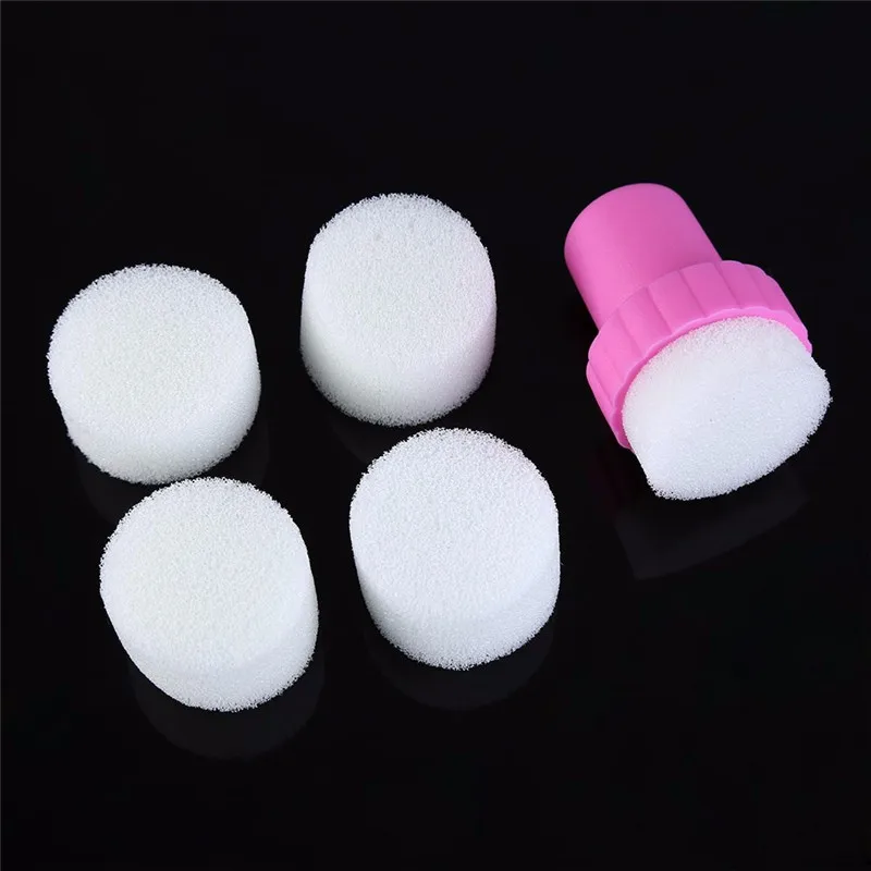 Bittb Nail Art Decoration Transfer Sponge Gradient Coloring Change Stamper Gel Polish Nail DIY Design Manicure Tools