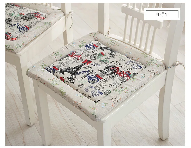 Япония стиль чехлы для стульев подушка для кресла хлопок и лен Стул Pad квадратный Подушка к обеденному стулу офисные подушки Татами Коврики
