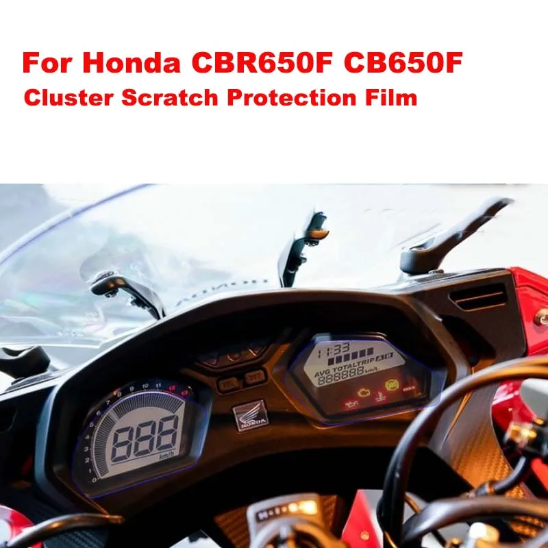 

For Honda CBR650F CB650F Cluster Scratch Protection Film Motorcycle Speedometer Instrument Film Screen Protector Cover Sticker