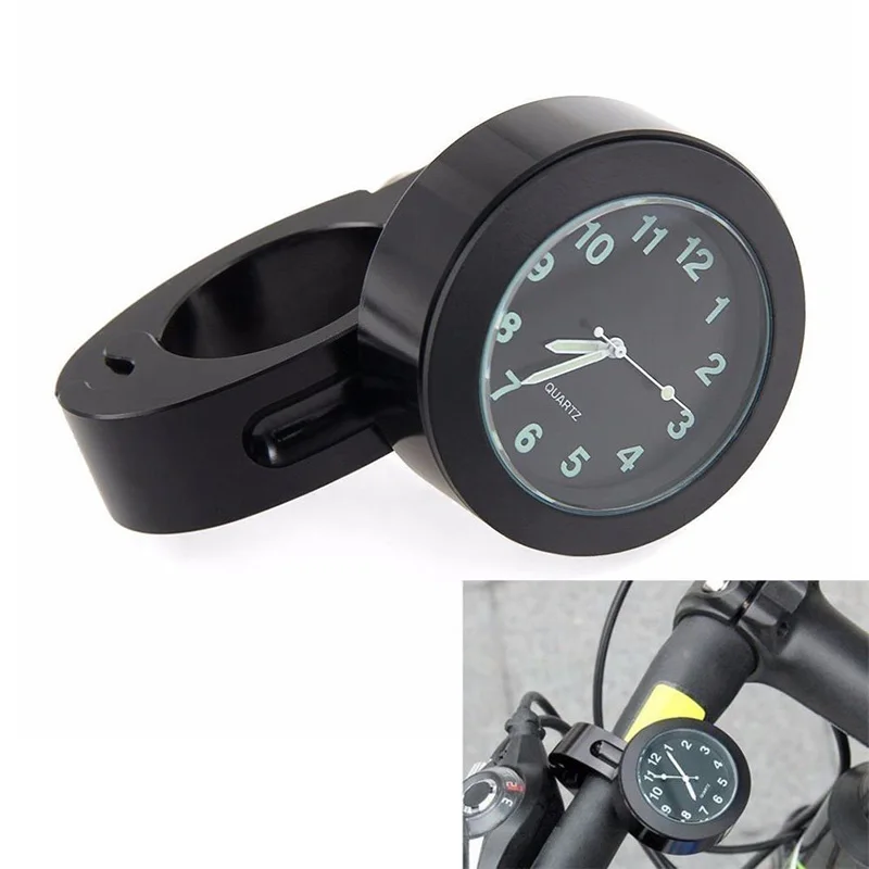 

Newly Bike Motorcycle Handlebar Waterproof Mini Mount Dial Watch Clock