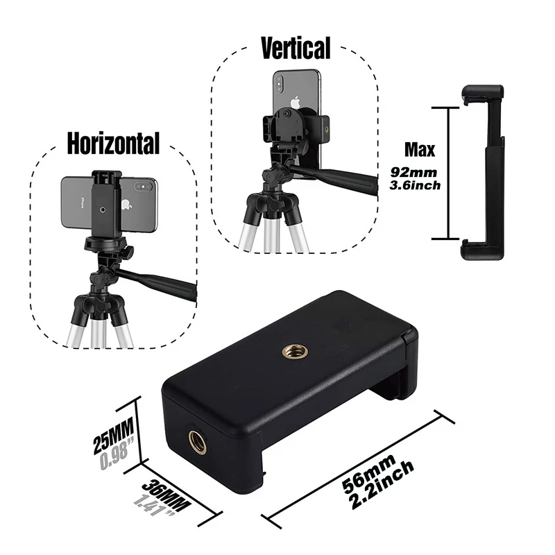 Легкий штатив камеры телефон стенд с держателем телефона Портативный рабочего фото Tripode для iPhone Canon sony Nikon видео камера
