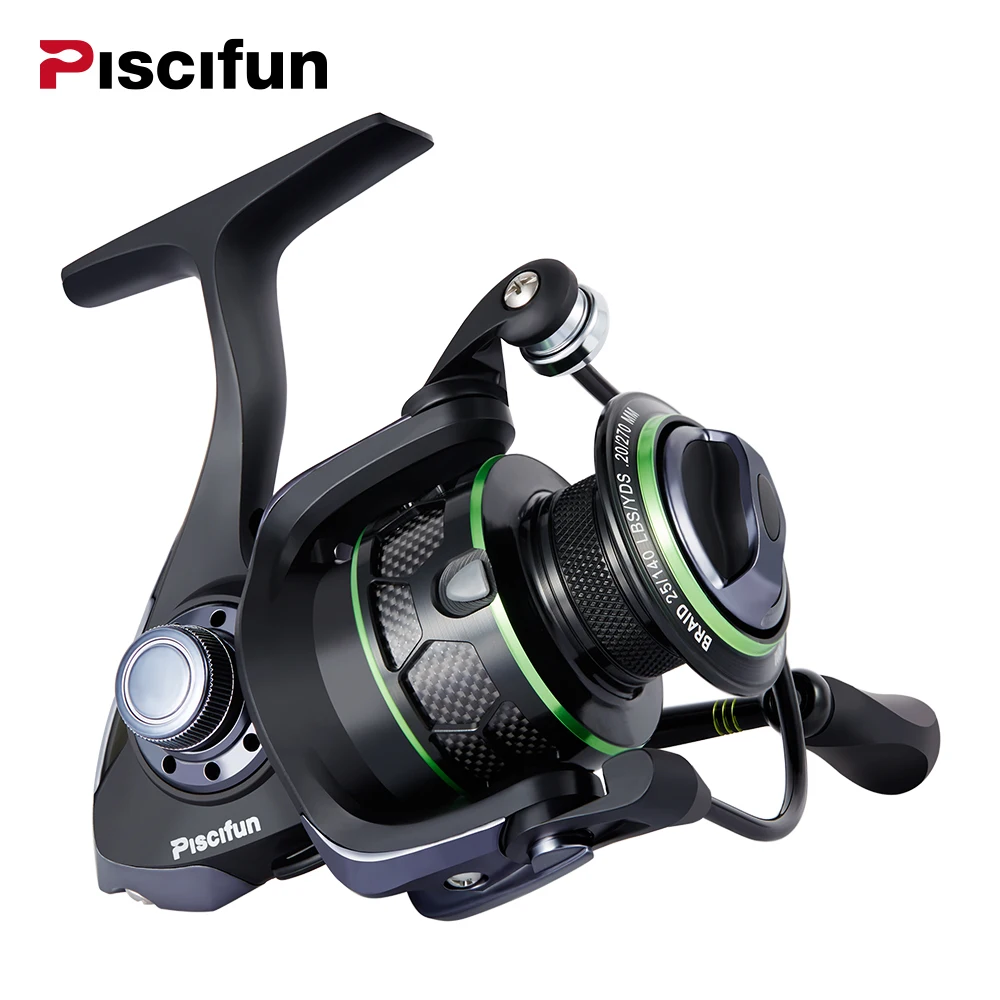 Koop Piscifun Venom Vissen Reel 12 kg Max Drag Spinning Reel 10 + 1 Lagers Waterbestendig 5.1 1 Gear Ratio Spinning Vissen Reel