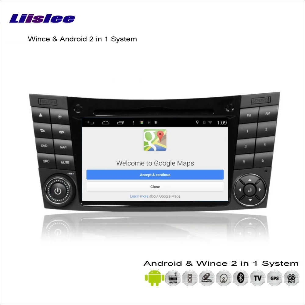 Excellent Liislee Android Multimedia For Mercedes Benz CLS C219 2004~2010 Radio DVD Player GPS Nav Navigation Audio Video Stereo System 4