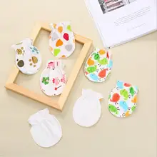 2 пары детское супер-мягкое Анти-Царапины перчатки детские хлопчатобумажные перчатки новорожденных защитные перчатки, дышащие, впитывающие Мягкая тонкая