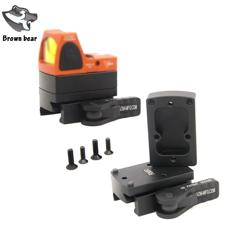 

Tactical CQC RMR Mini Red Dot Sight Base Scope Mount With QD Quick Auto Lock fit 20mm Weaver Picatinny Rail Scope Mount