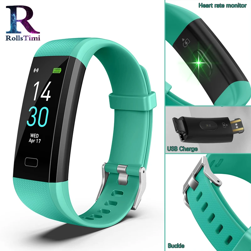 

Men's Smart Watch Color Screen Bracelet Waterproof Heart Rate Monitor Women Fitness Tracker Bluetooth Smartwatch Sport Wristband
