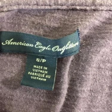 American Eagle Outfitters knit top size S small purple shirt 3/4 sleeves (4)