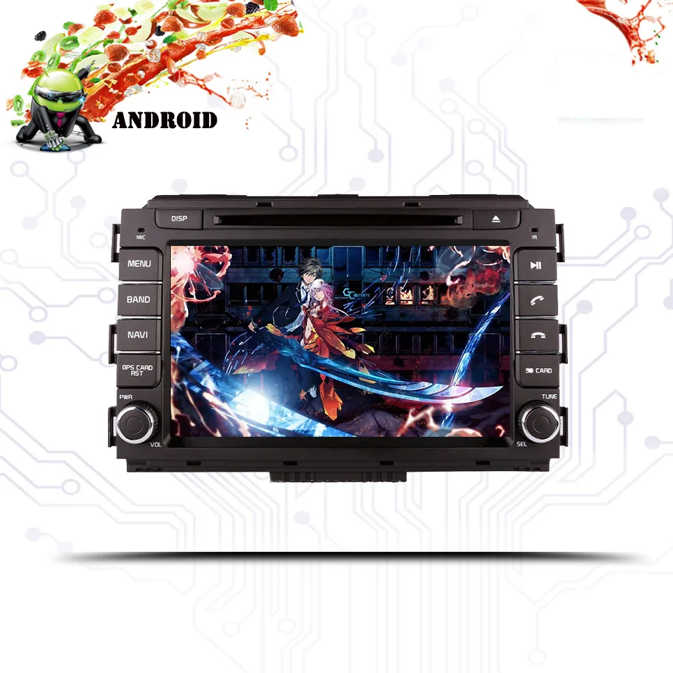 Excellent 8 Core Android 9.0 px5 4GB Ram Car dvd cd music radio gps monitor with 3/4g wifi For KIA Carnival Sedona 2014-2016 3