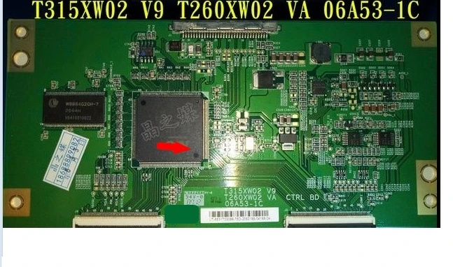 T315XW02 V9 T260XW02 VA 06A53-1C подключение с логической T-CON плата для/T-CON подключения |