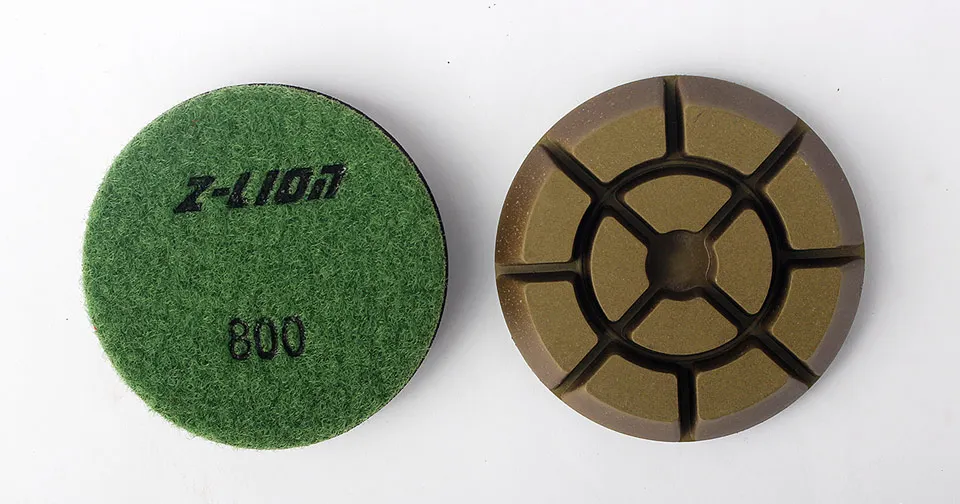 Z-LION 7 шт./лот 3 дюйма с алмазными Подушечка для полировки пола бетонный пол, наждачный диск камень; бетон шлифовальные Толщина 10 мм