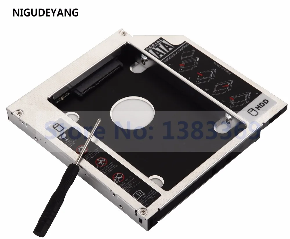 NIGUDEYANG 2nd SATA жесткий диск HDD SSD Оптический отсек Caddy для Asus N56VB n56vz-s4095v заменить uj8b0 DS8A9SH DVD