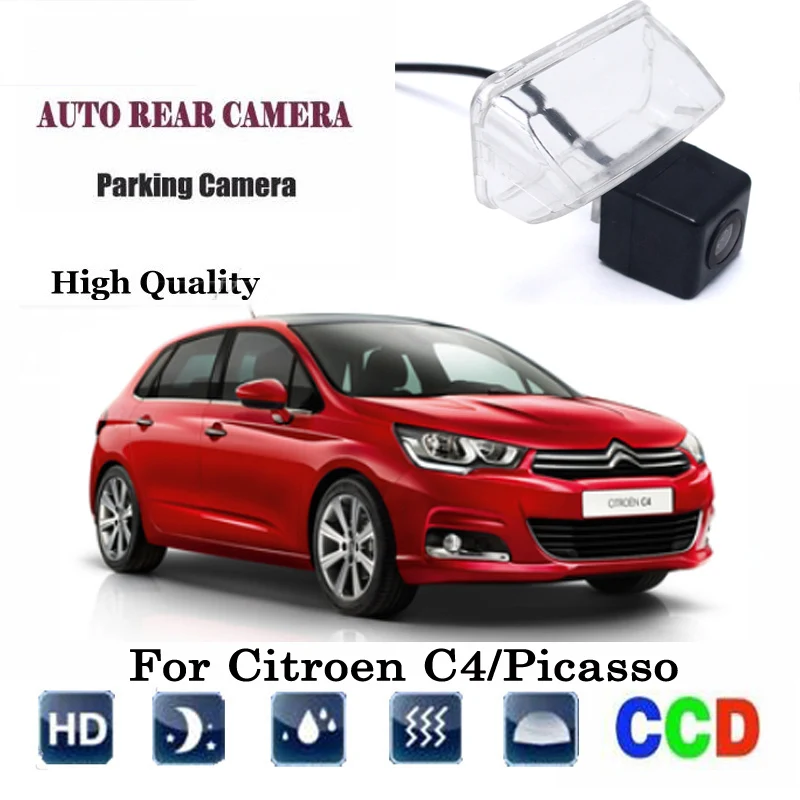 Камера заднего вида для Citroen C4/Picasso /CCD камера ночного видения/камера вида|Камера