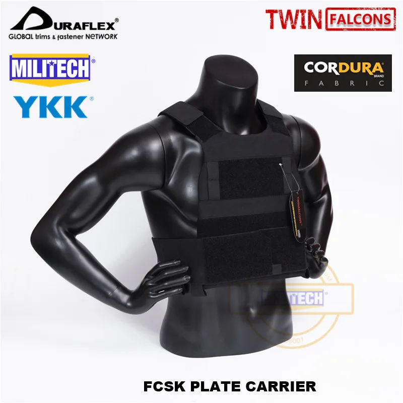 MILITECH TW FCSK Slickster BK CQC MOLLE Plate Carrier военный боевой штурмовой тактический жилет полицейский бронежилет