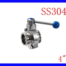 Горячая " SS304 санитарно нержавеющей стали TC ручной Дроссельный клапан, Tri-clamp бабочка клапан хорошего качества