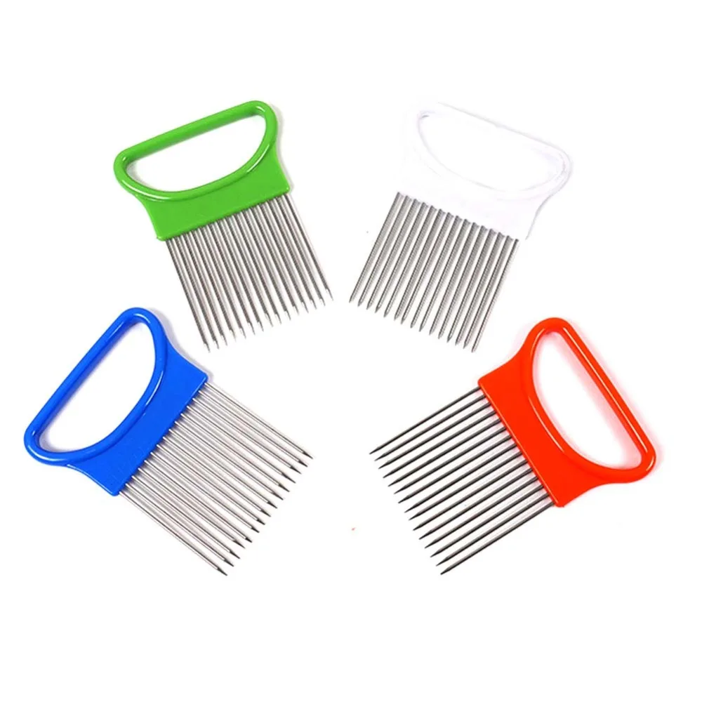 TURDOS New Onion Fixing Tool Tomato Vegetable Slicer Cutting Vegetable Holder Fruit Slicing Cutter Gadget Kitchen Cutting Tools